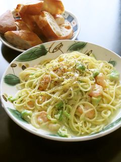 失敗無し☆エビとアボカドのクリームパスタ-レシピのメイン写真