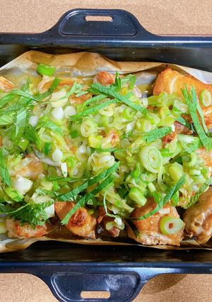 鶏肉(ネギ塩のせたやづ)身内専用-レシピのメイン写真