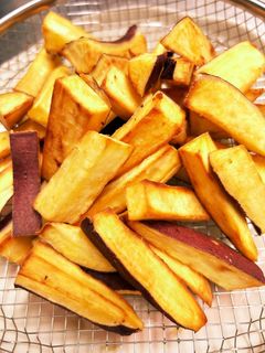 さつまいもフライ。紅はるかの素揚げ。-レシピのメイン写真