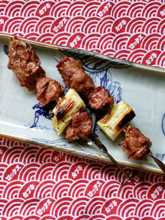 カシラ肉のねぎ間串♪-レシピのメイン写真