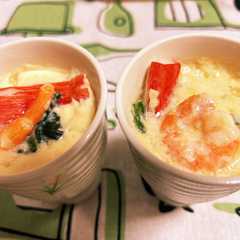 エビと鶏肉の茶碗蒸し-レシピのメイン写真