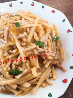 簡単、糸肉あんかけご飯☆-レシピのメイン写真