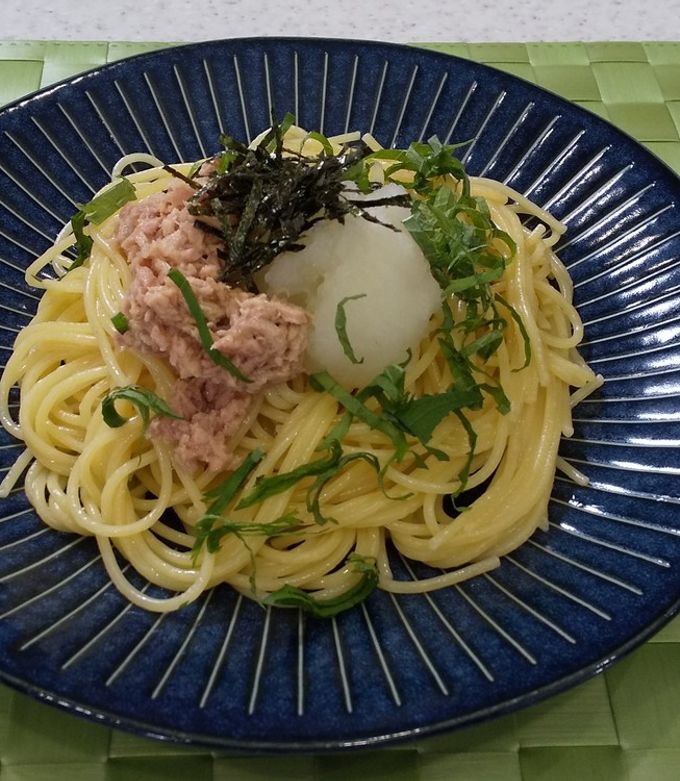 ツナと大根おろしの和風パスタ-レシピのメイン写真