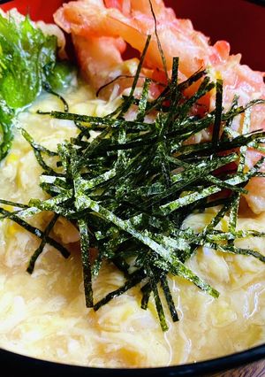 玉子あんかけ丼に〜残った揚げ物かけるだけ-レシピのメイン写真