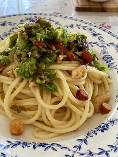 ふきのとうとアンチョビのパスタ-レシピのメイン写真