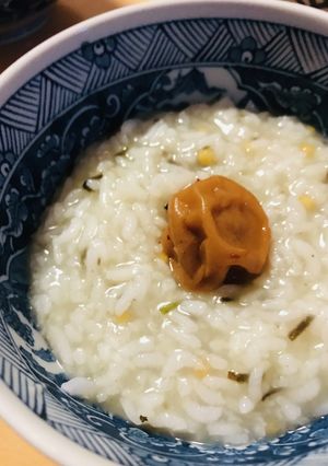 お茶漬けの素活用●うめ茶粥-レシピのメイン写真