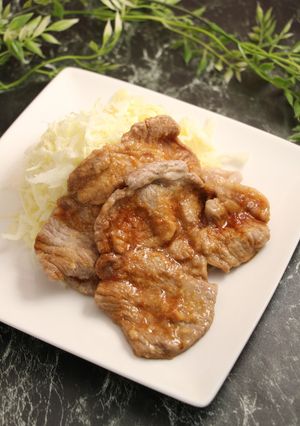 簡単！レンチン生姜焼き-レシピのメイン写真