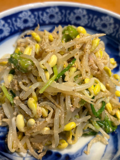 小大豆もやしとほうれん草の胡麻酢和え♪-レシピのメイン写真
