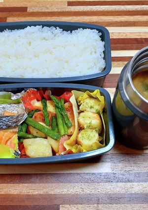 高校生男子お弁当23年4月12日-レシピのメイン写真