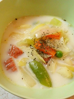 野菜たっぷり♪ミルクスープ-レシピのメイン写真
