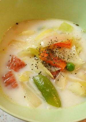 野菜たっぷり♪ミルクスープ-レシピのメイン写真