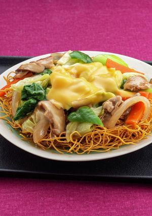 野菜たっぷりチーズあんかけ焼きそば-レシピのメイン写真