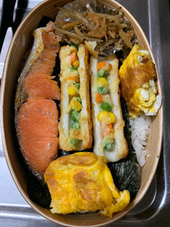 簡単。水曜の手抜きのり弁弁当-レシピのメイン写真