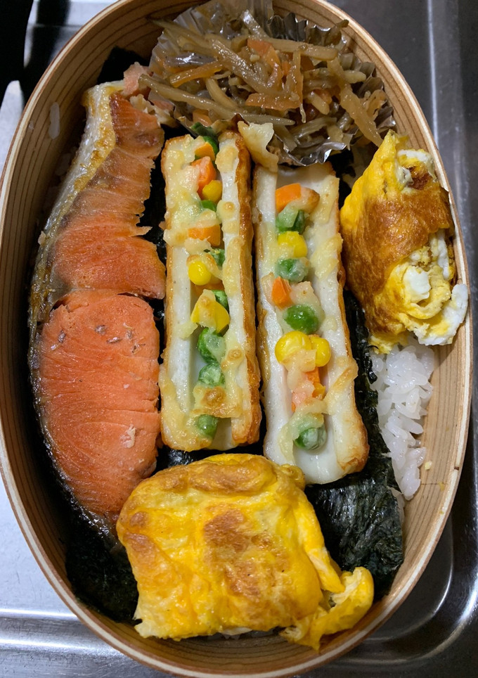 簡単。水曜の手抜きのり弁弁当-レシピのメイン写真