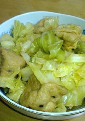 キャベツとがんもどきのあっさり煮物-レシピのメイン写真