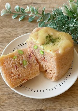 レンジで簡単＊具沢山トマト蒸しパン-レシピのメイン写真