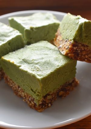 ひんやり☆抹茶のレアチーズケーキ風アイス-レシピのメイン写真