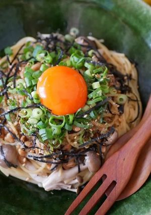 5分でできる!簡単 納豆パスタ!-レシピのメイン写真