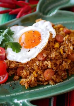 彼の胃袋つかんじゃう！メキシカンライス-レシピのメイン写真