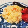 コーンと人参の炊飯器ピラフ