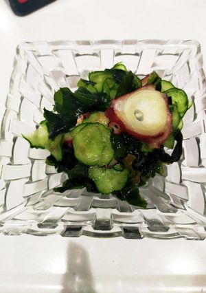 タコとキュウリの酢の物-レシピのメイン写真