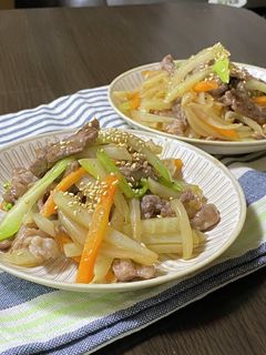 牛肉とセロリのオイスター炒め-レシピのメイン写真