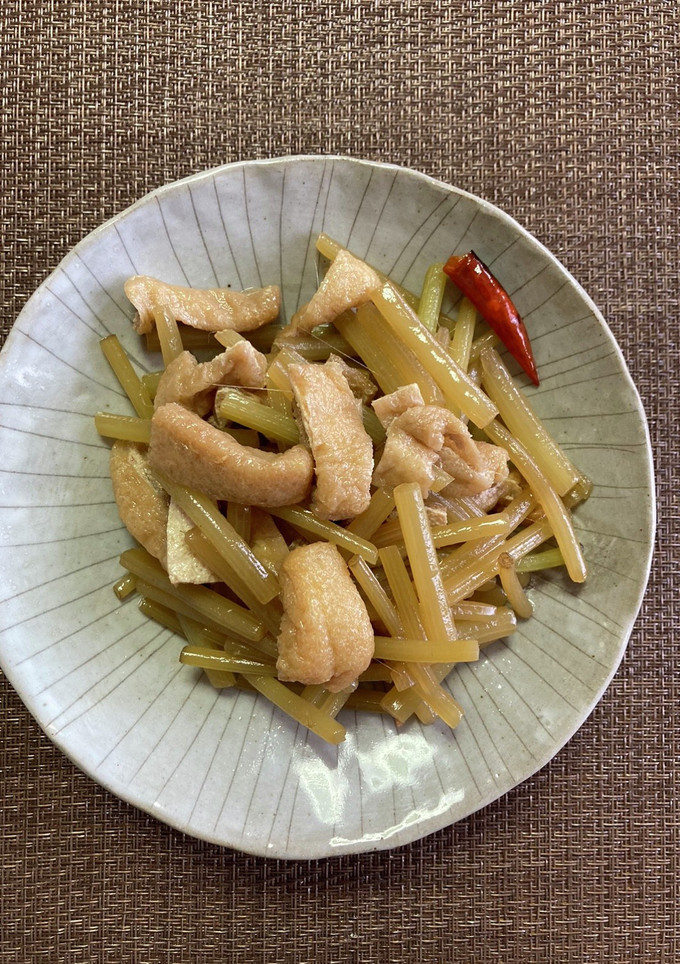 ふきと薄揚げの煮物-レシピのメイン写真