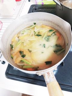 お野菜たっぷり味噌汁-レシピのメイン写真