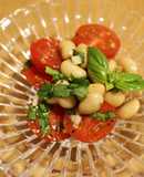 蒸し大豆とミニトマトのイタリアン小鉢