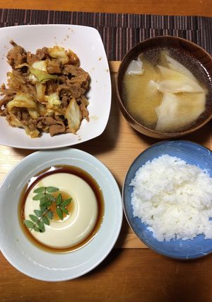♪回鍋肉andワンタンスープ♪-レシピのメイン写真