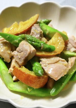 鶏肉とアスパラのじゃばら塩バター煮-レシピのメイン写真