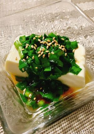 ごまラー油のニラ冷奴-レシピのメイン写真