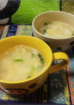 すぐ➡❤たまごスープ❤味付け☆塩のみ☆☆-レシピのメイン写真