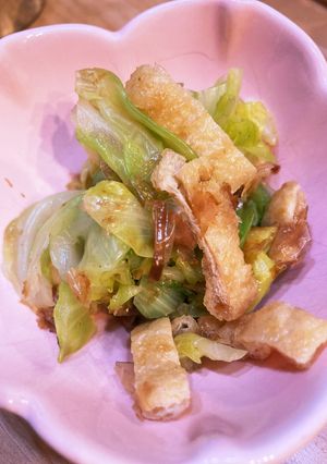 簡単★春キャベツと油揚げのおひたし-レシピのメイン写真