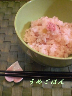 ほんのりピンクの梅ごはん-レシピのメイン写真