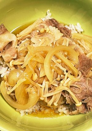 【簡単】具沢山牛丼-レシピのメイン写真