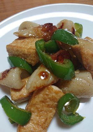 甘辛ヤミツキ 竹輪と豆腐の照り焼き-レシピのメイン写真
