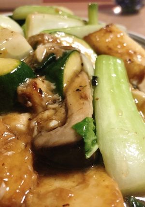 厚揚げとチンゲン菜の青菜炒め-レシピのメイン写真