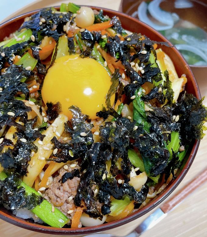 ワンパンビビンバ丼 by ✞✟✞おこめ✟✞✟ 【クックパッド】 簡単