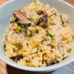 รูปของ オイルサーディンの簡単炊き込みご飯