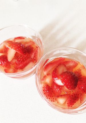簡単いちごのゼリー-レシピのメイン写真