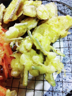 ノビルの天ぷら 孫のお土産-レシピのメイン写真