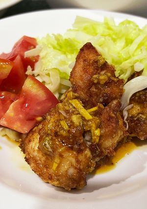 時短簡単柔らかい胸肉唐揚げ刺激旨タレ-レシピのメイン写真