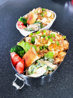 高校生弁当2023 4月13麻婆豆腐丼-レシピのメイン写真