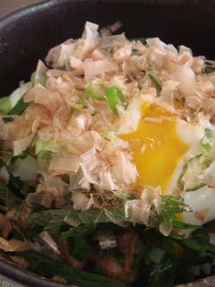 特別な日の♪温泉卵のせ納豆ご飯☆-レシピのメイン写真