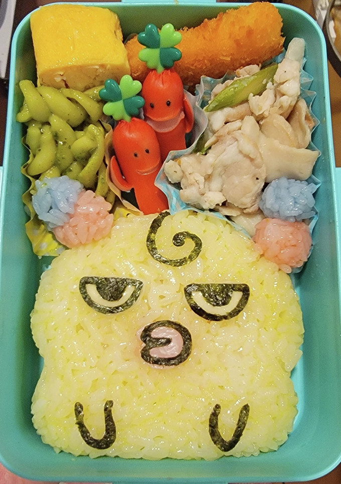 たまごっち『つよみさん』おにぎり弁当！-レシピのメイン写真