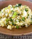 【骨を丈夫にする】ちりめんと小松菜の炒飯
