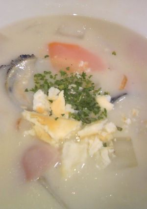 牡蠣のチャウダー-レシピのメイン写真