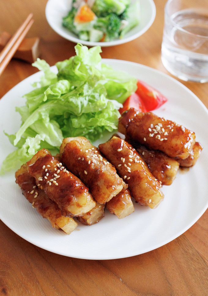 長芋の肉巻き照り焼き。-レシピのメイン写真