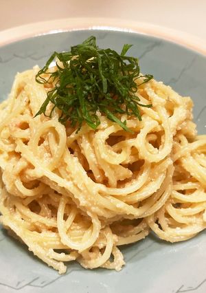 ゆず香る　たらこスパゲッティ-レシピのメイン写真